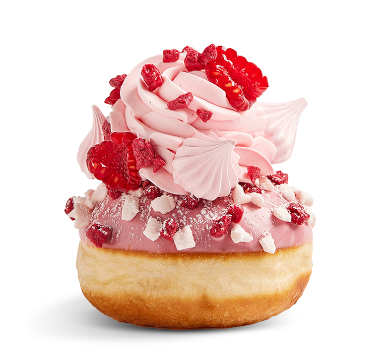 Pink Royal Donut By Donutelier